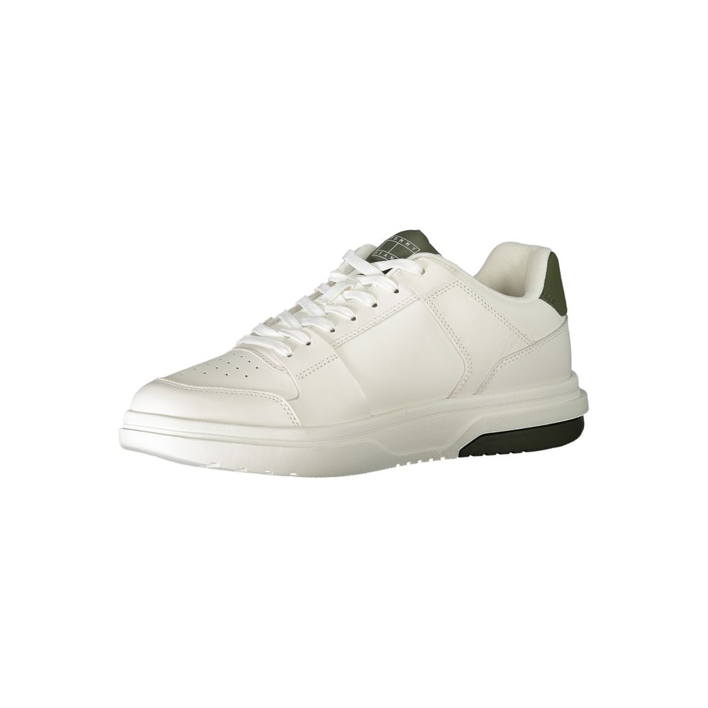 Tommy Hilfiger White Polyethylene Men Sneaker