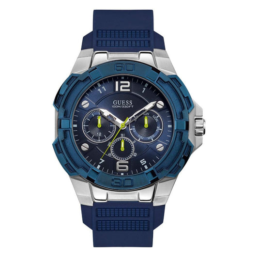 Guess Blue Rubber Watch