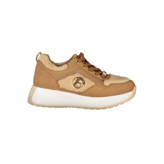 Laura Biagiotti Brown Polyethylene Women Sneaker