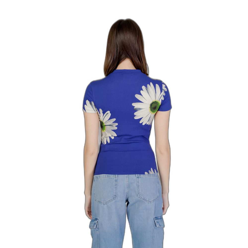 Desigual Blue Viscose Tops & T-Shirt