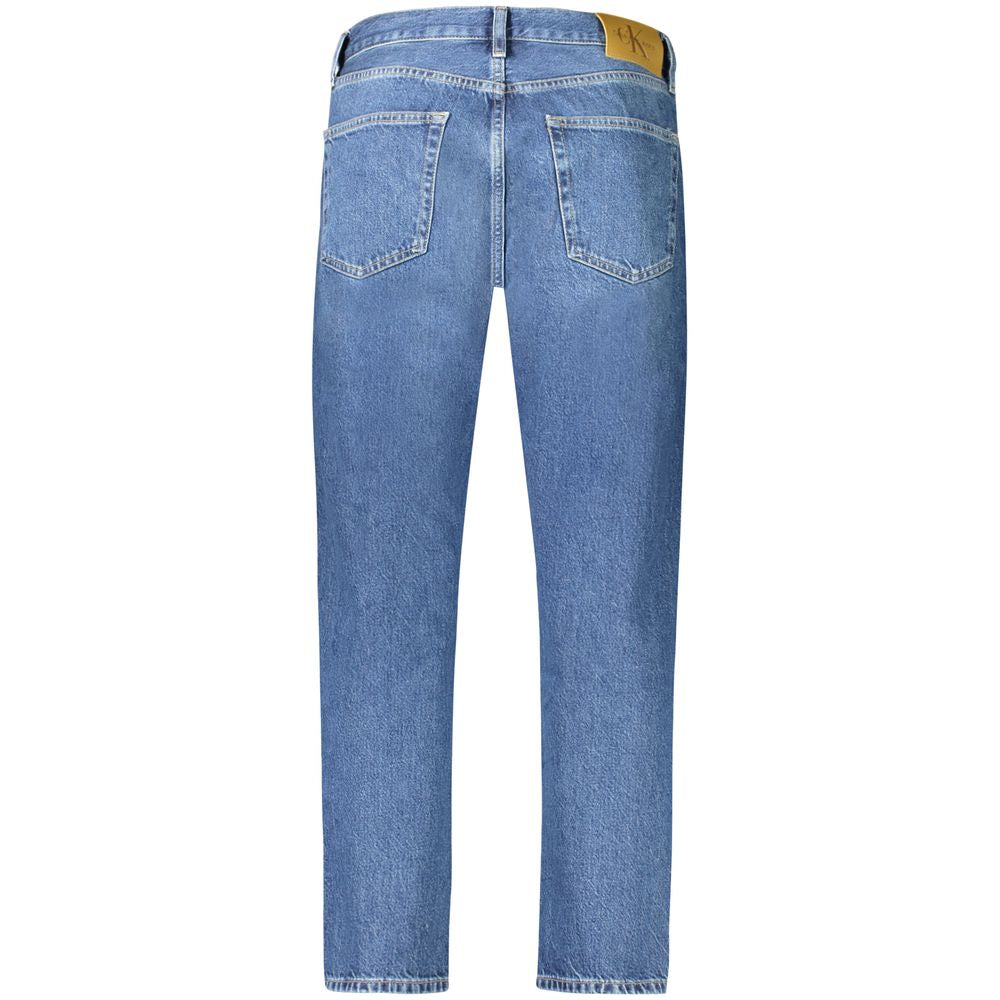 Calvin Klein Blue Cotton Men Jeans