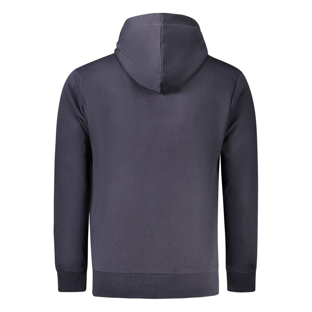 Coveri Moving Blue Cotton Men Sweater