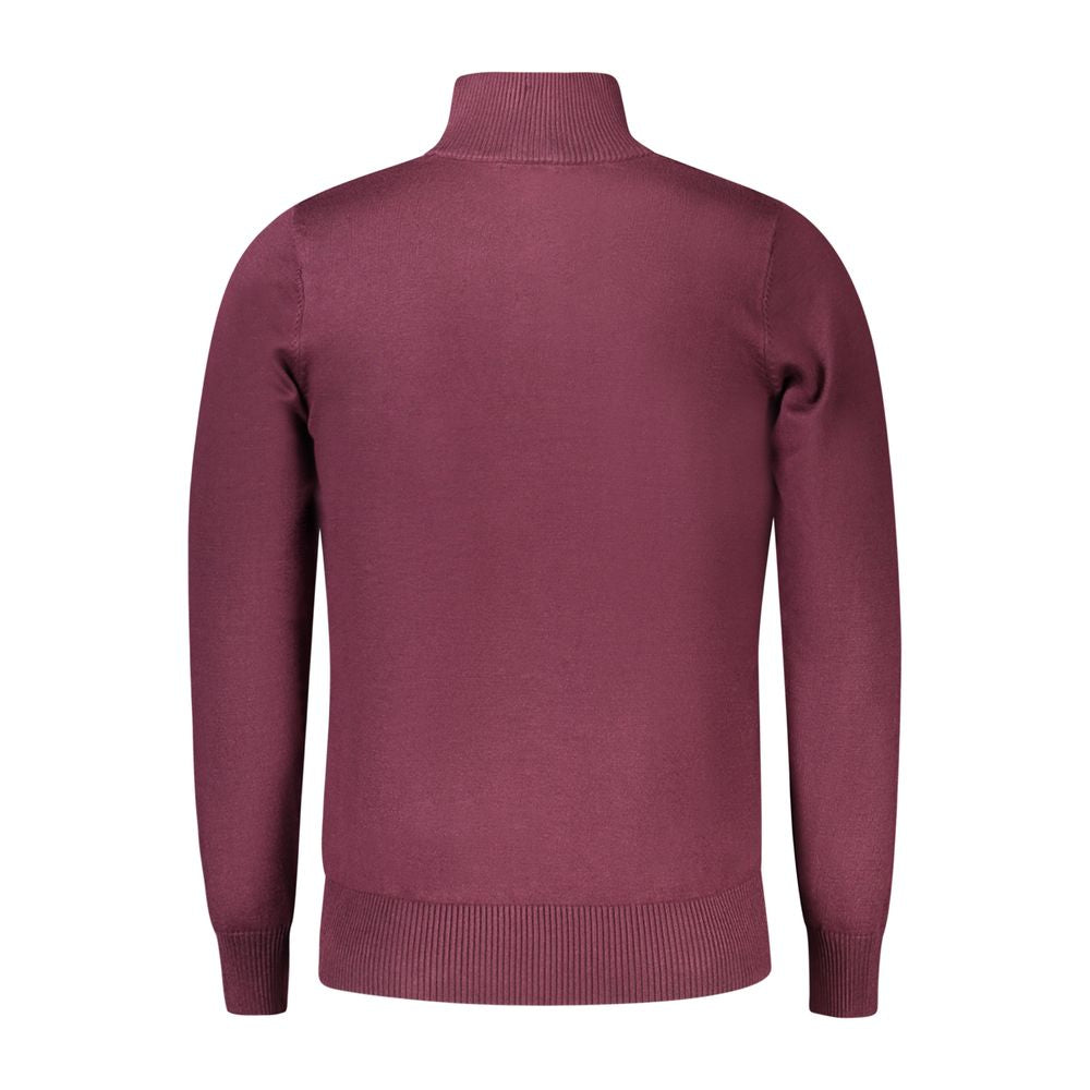 Coveri Moving Red Viscose Men Sweater