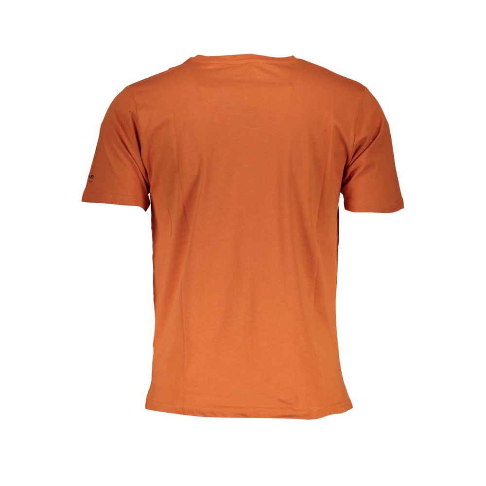 Gas Orange Cotton T-Shirt