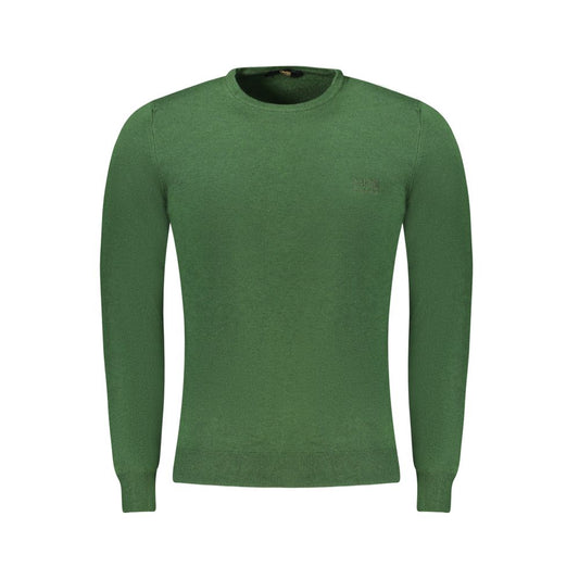 Cavalli Class Green Viscose Men Sweater