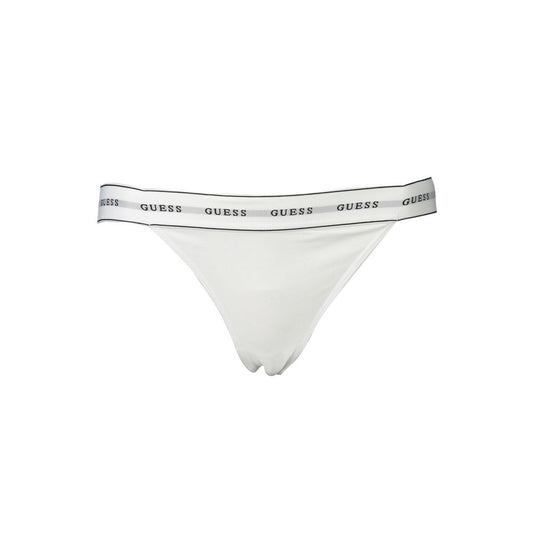 Guess Jeans White Cotton Women Thong