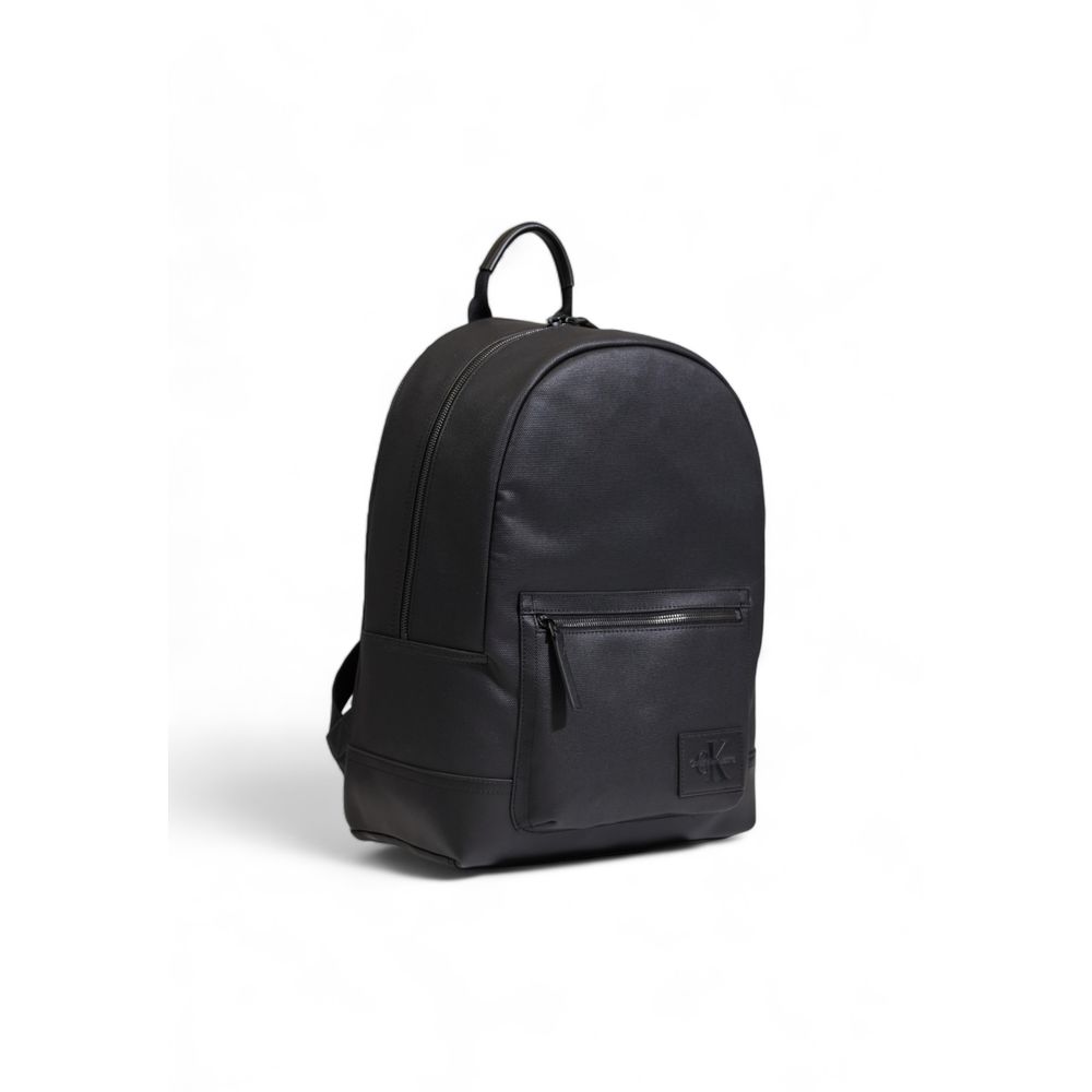 Calvin Klein Black Polyethylene Backpack