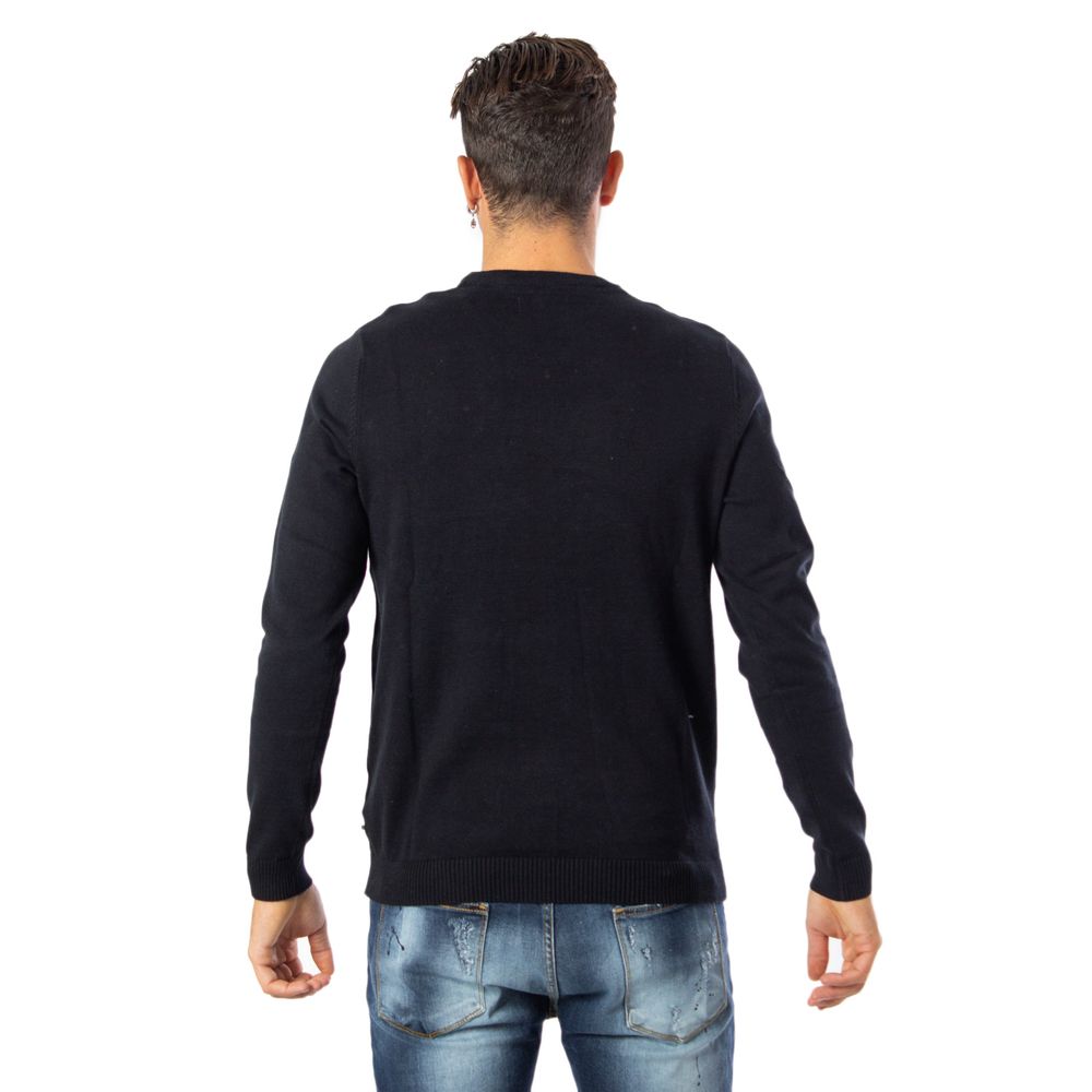 Jack Jones Black Cotton T-Shirt