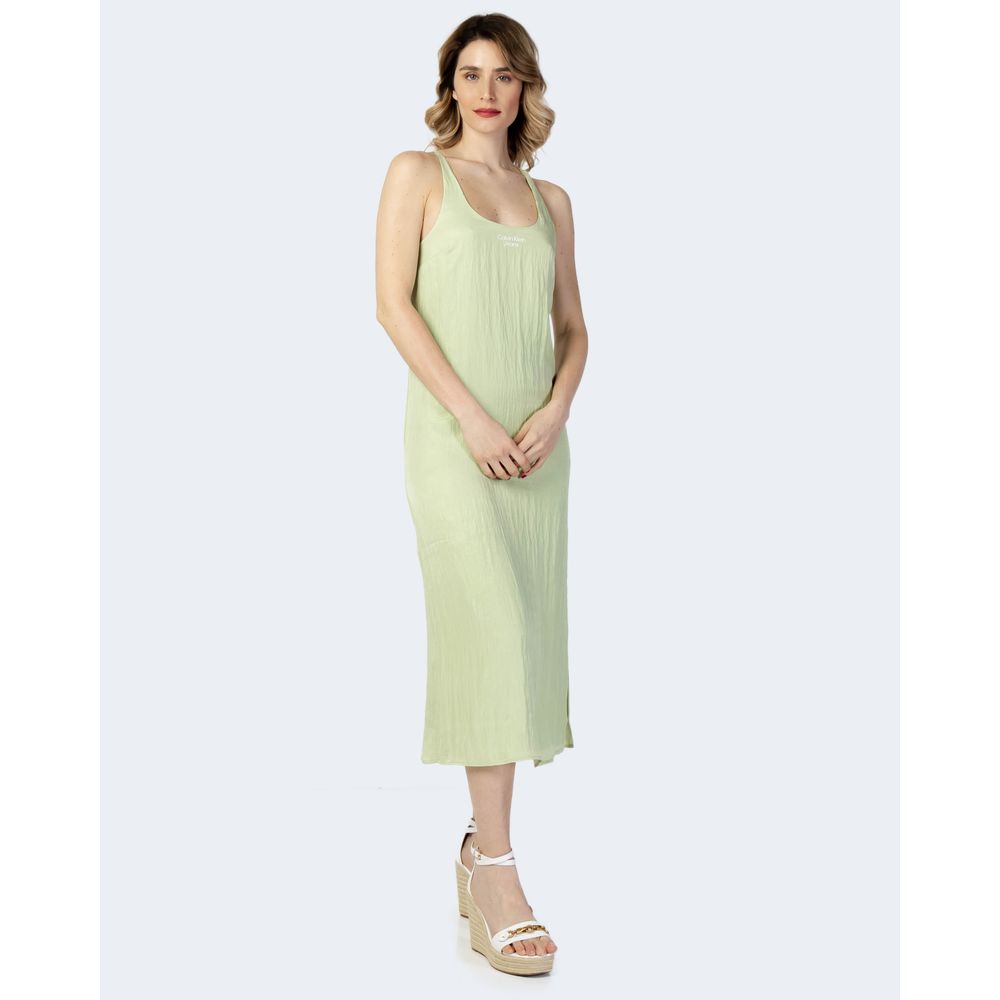 Calvin Klein Jeans Green Tencel Dress