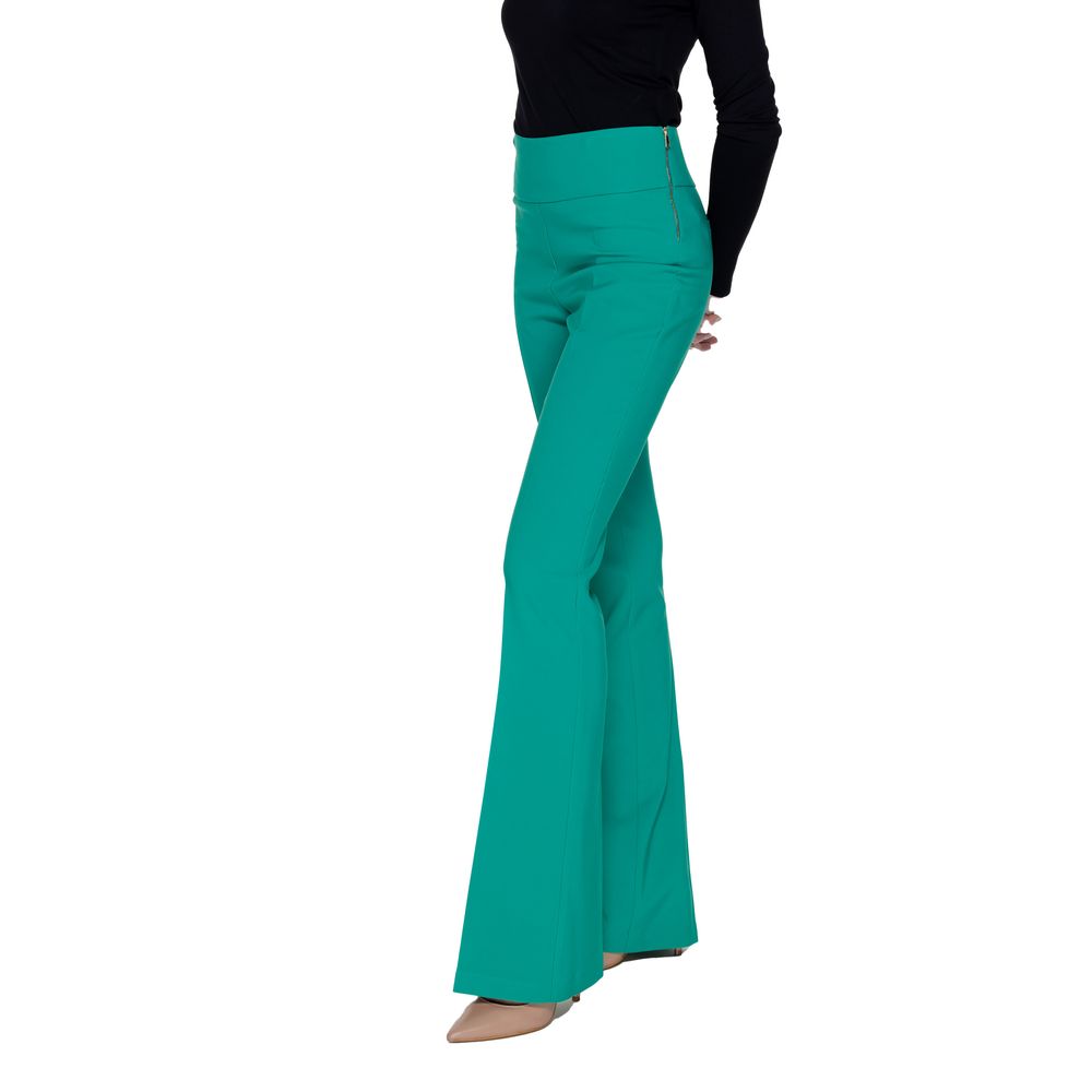 Sandro Ferrone Green Polyester Jeans & Pant