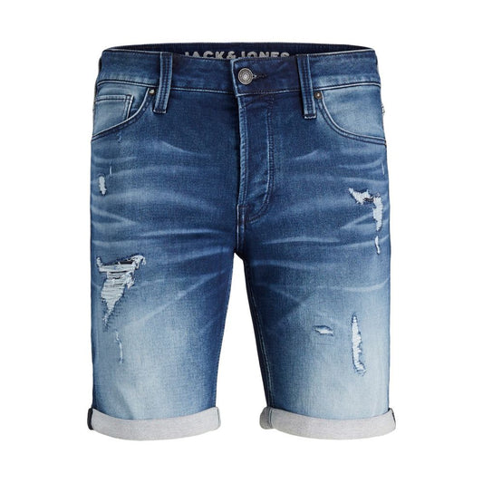 Jack Jones Blue Cotton Short