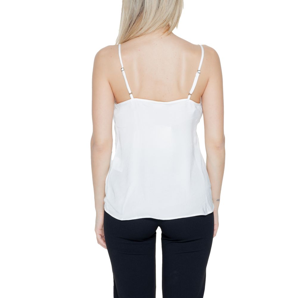 Jacqueline De Yong White Polyester Tops & T-Shirt