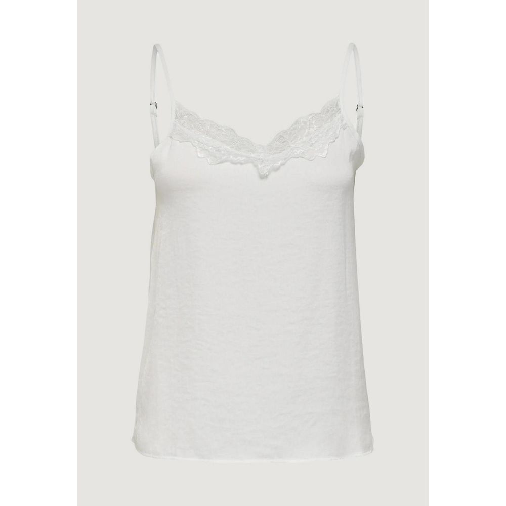 Jacqueline De Yong White Polyester Tops & T-Shirt