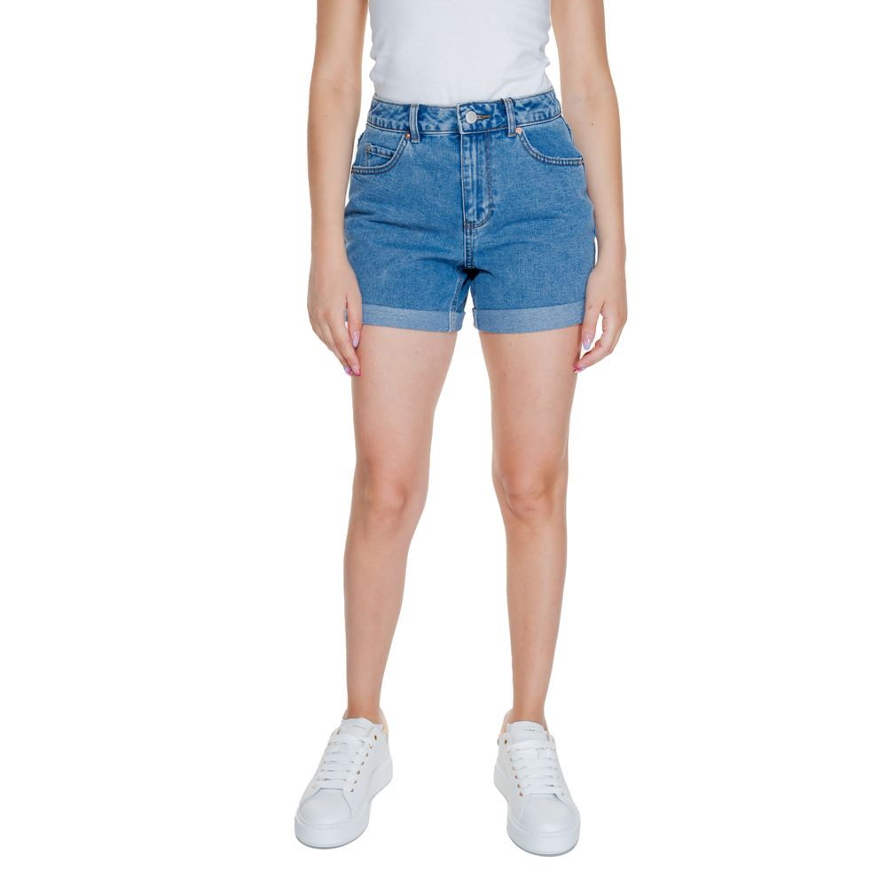 Vero Moda Light Blue Cotton Short