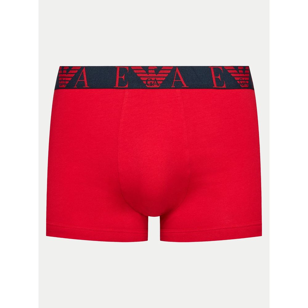 Emporio Armani Underwear Red Cotton Underwear