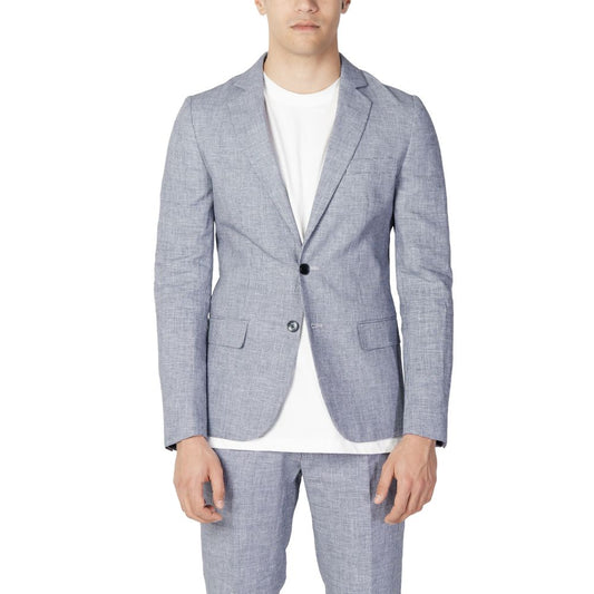 Antony Morato Blue Linen Suit