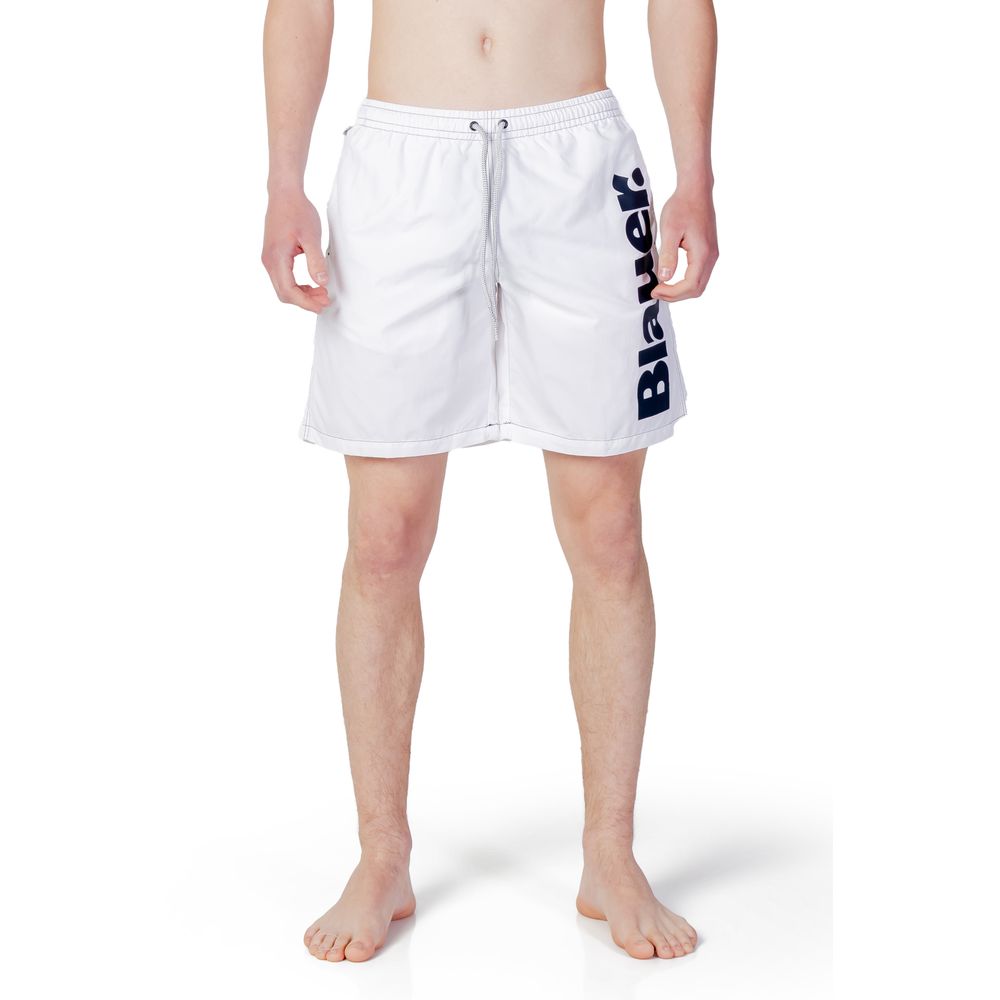 Blauer White Polyester Swimwear