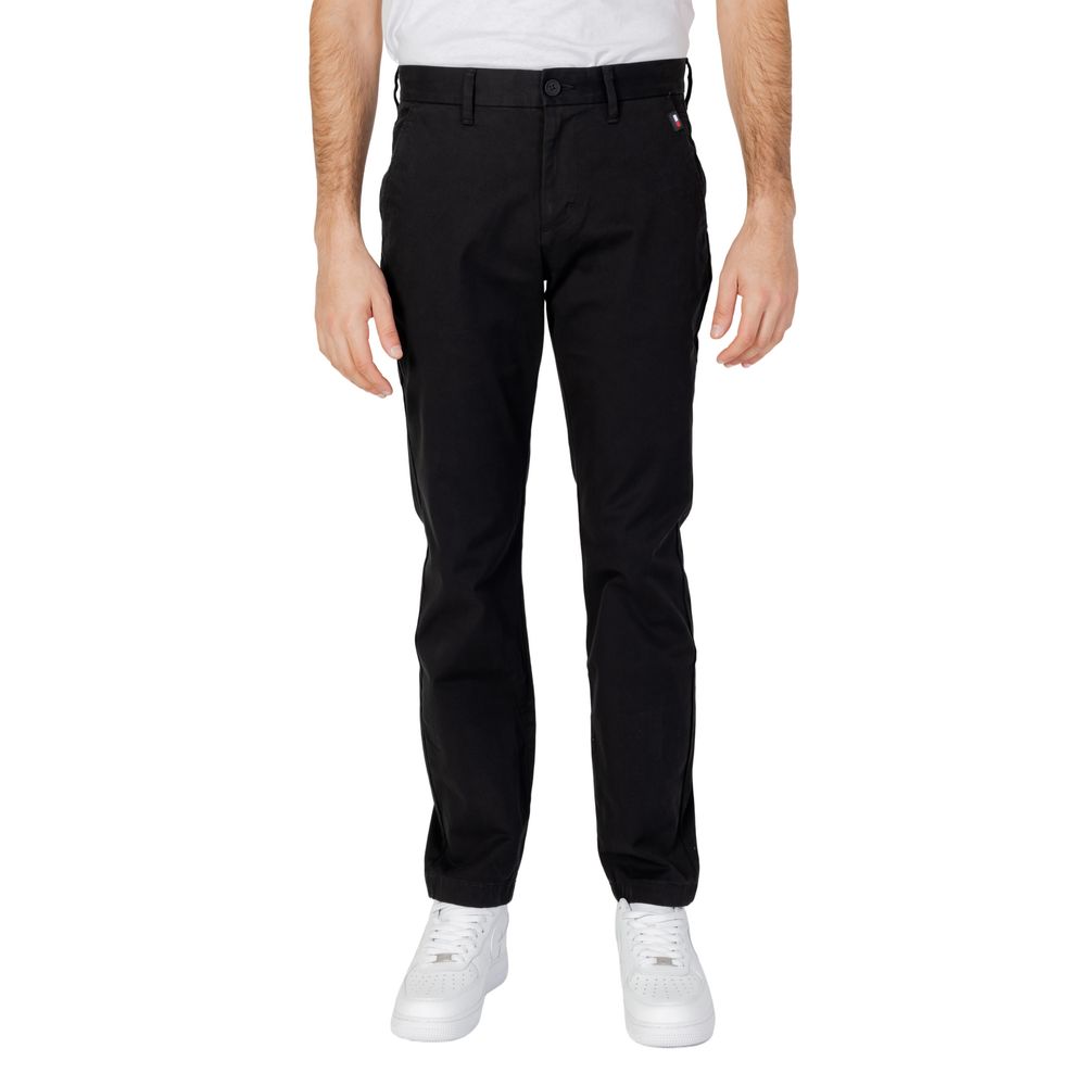 Tommy Hilfiger Jeans Black Organic Cotton Jeans & Pant