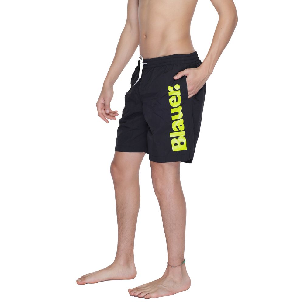 Blauer Black Polyamide Swimwear