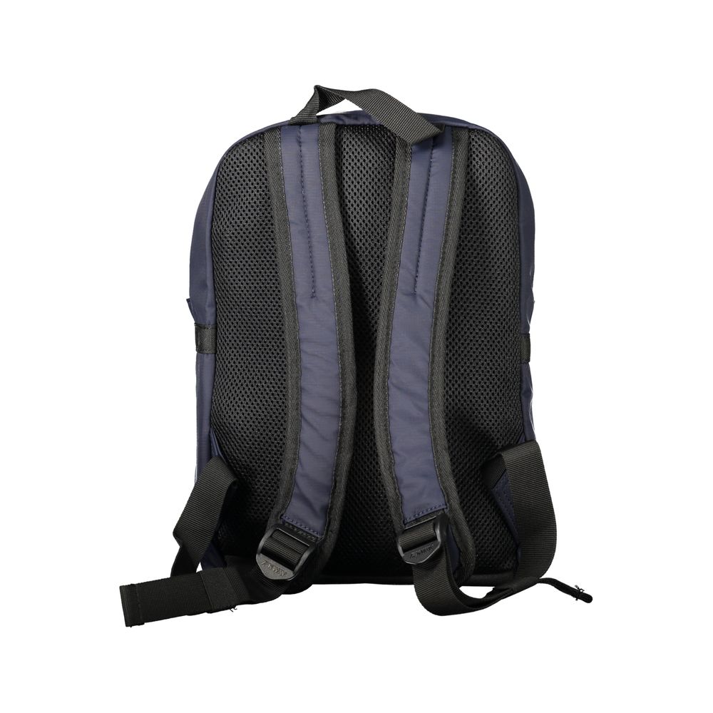 K-WAY Blue Polyamide Men Backpack