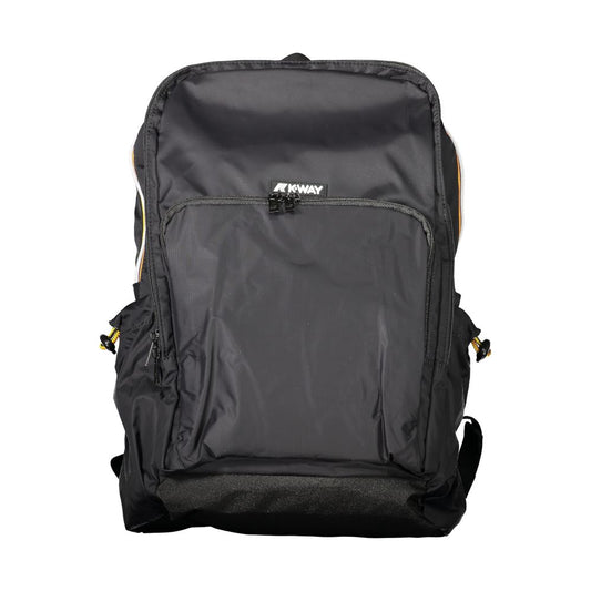 K-WAY Black Polyamide Men Backpack