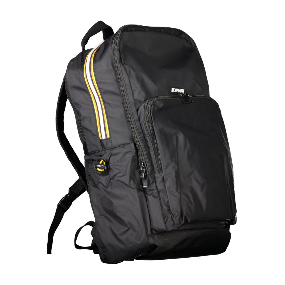 K-WAY Black Polyamide Men Backpack