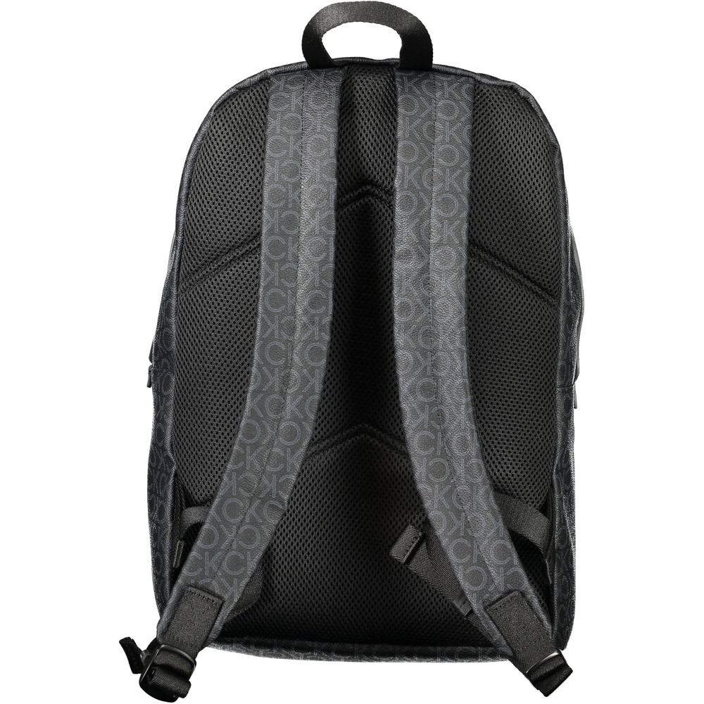 Calvin Klein Black Polyester Men Backpack