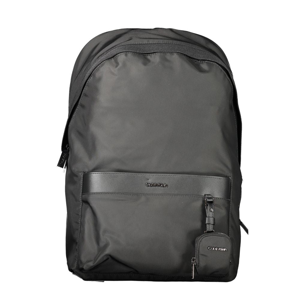 Calvin Klein Black Polyester Men Backpack