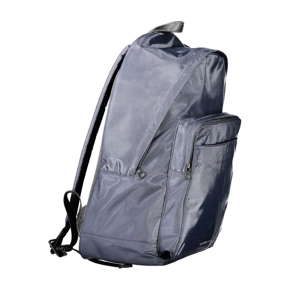 Tommy Hilfiger Blue Polyester Men Backpack