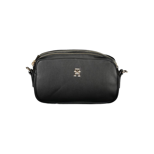 Tommy Hilfiger Black Polyester Women Handbag