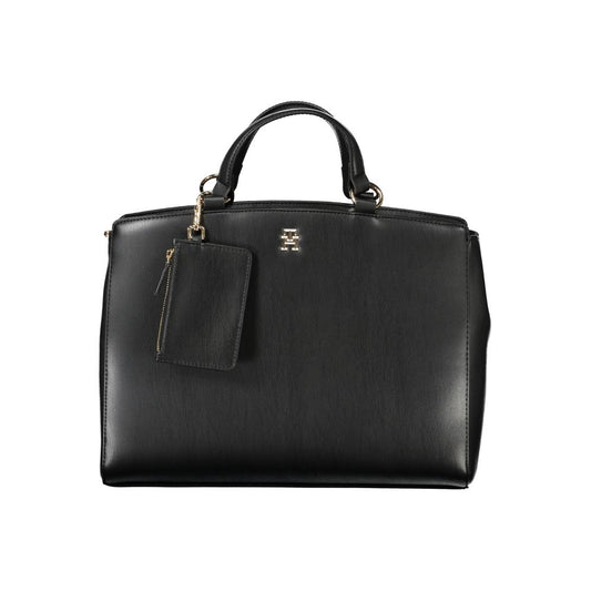 Tommy Hilfiger Black Polyethylene Women Handbag