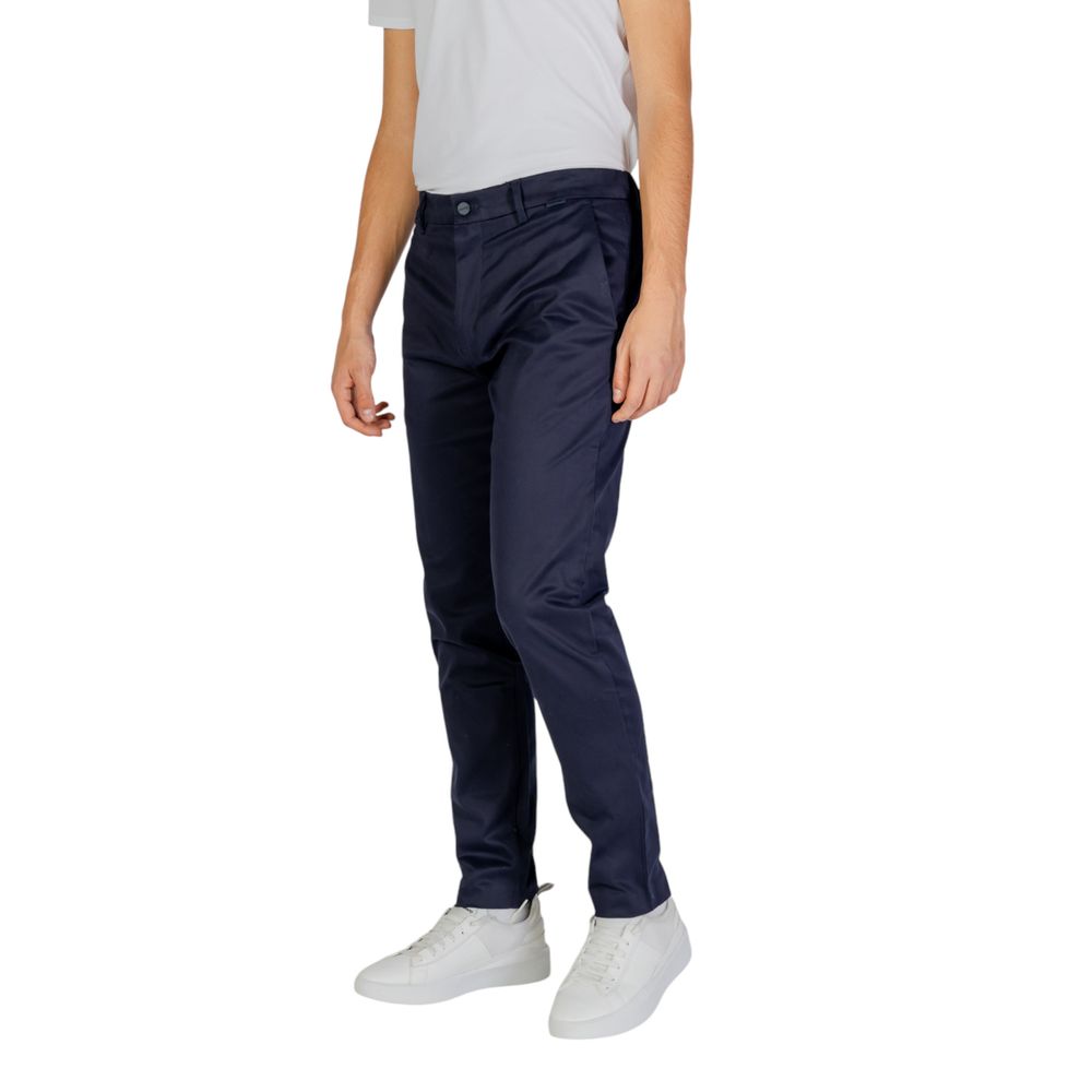 Calvin Klein Blue Cotton Rigenerato Jeans & Pant