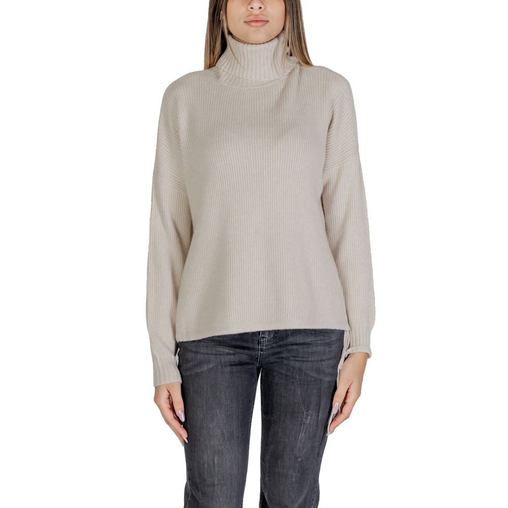 Sandro Ferrone Beige Viscose Sweater