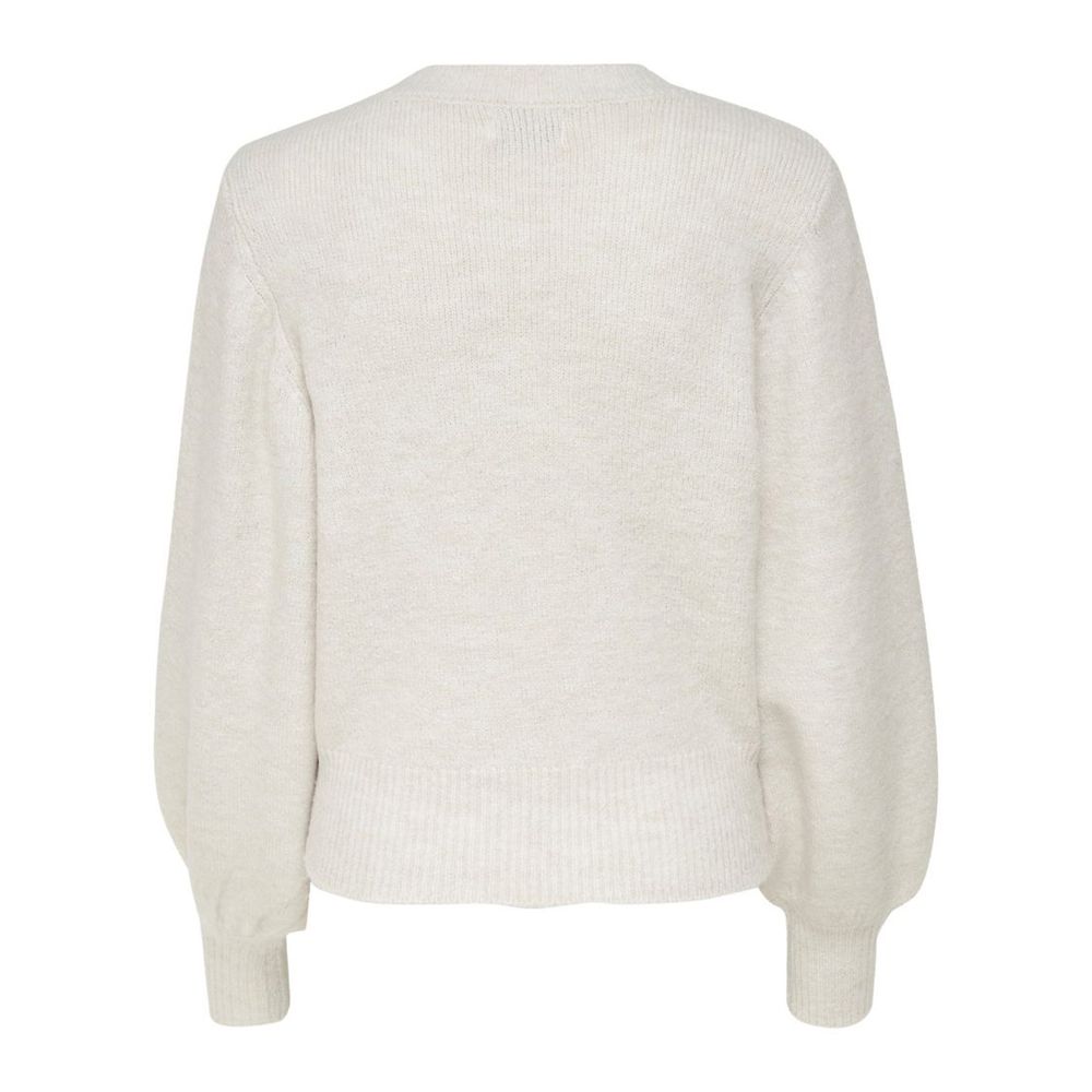 Only Cream Polyester Sweater