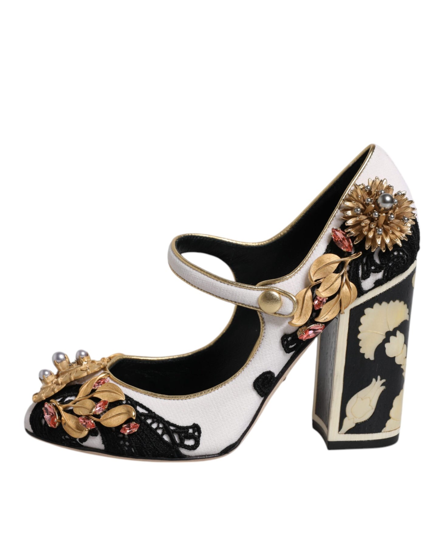 Dolce & Gabbana Multicolor Embellished Heels Pumps Shoes