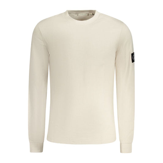 Calvin Klein Beige Cotton Men Sweater