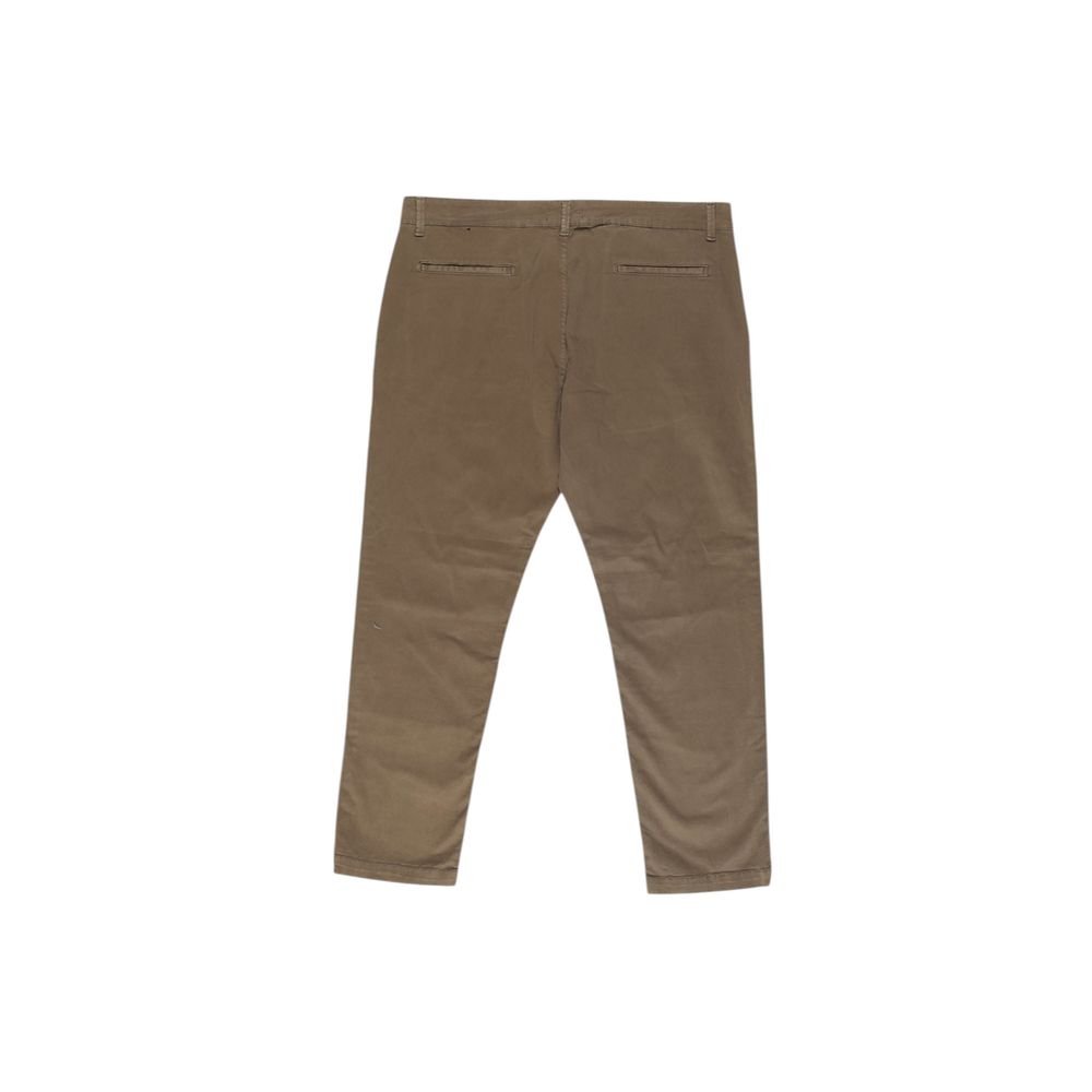 Lyle & Scott Beige Cotton Jeans & Pant