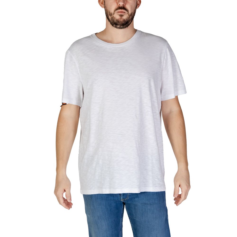 Superdry White Cotton T-Shirt