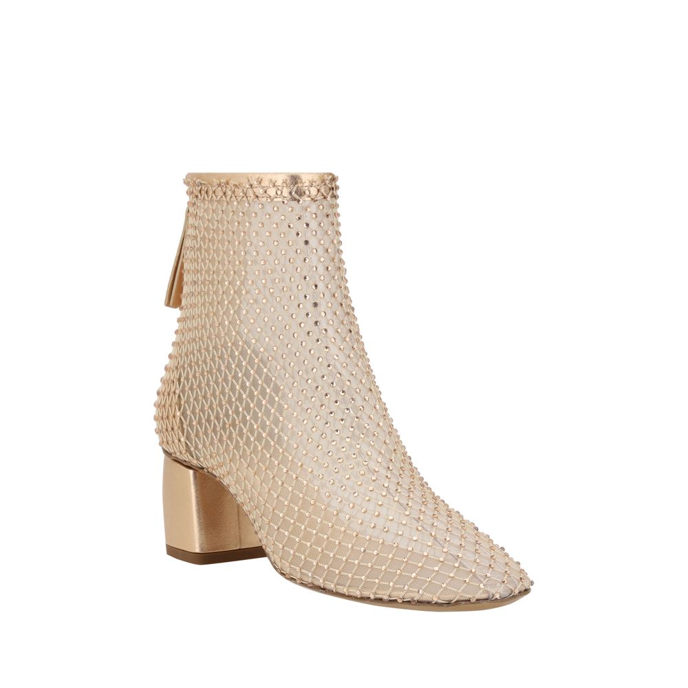 Forte_Forte Strass Mesh Ankle Boots