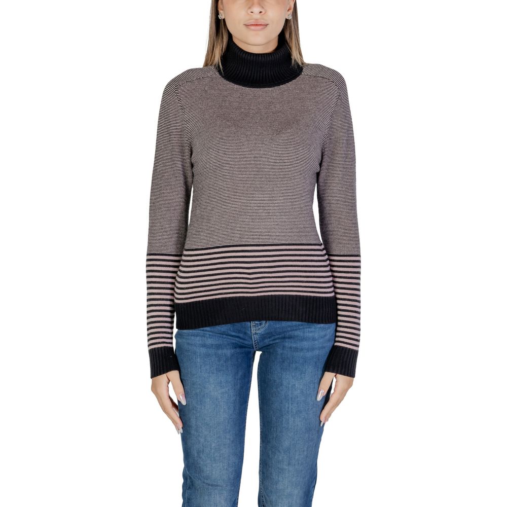 Sandro Ferrone Bicolor Viscose Sweater