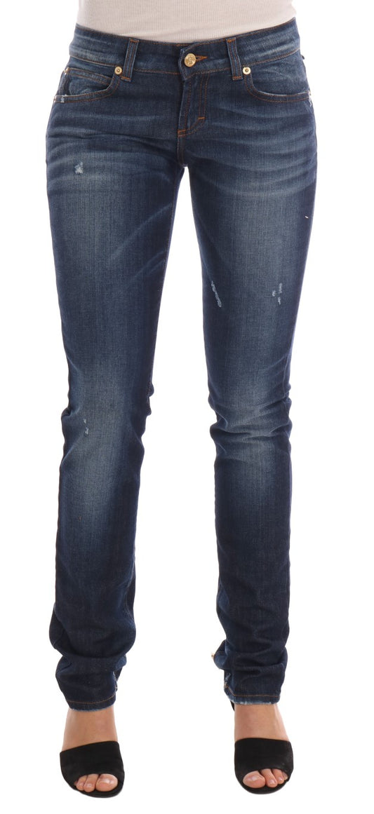 John Galliano Stylish Skinny Low Rise Denim Jeans