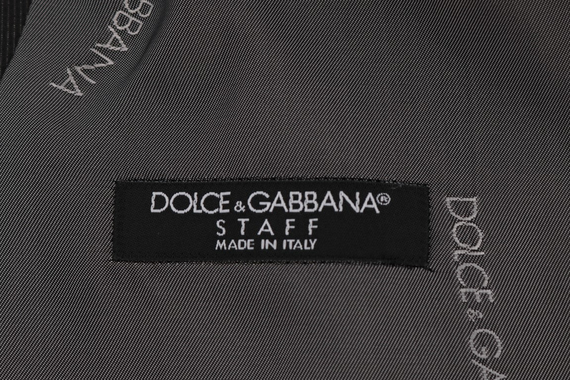 Dolce & Gabbana Elegant Gray Waistcoat Vest