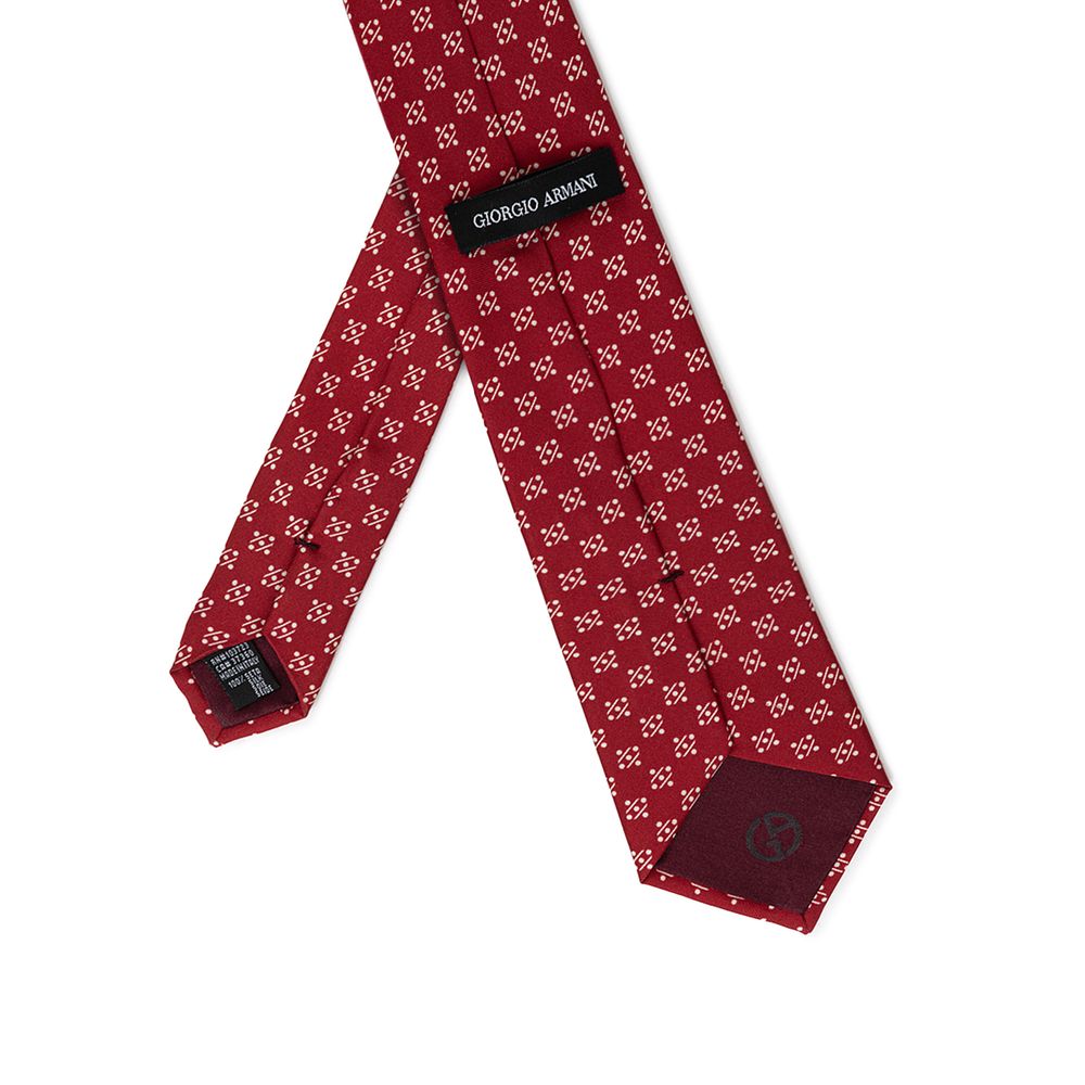 Giorgio Armani Red Silk Ties & Bowty