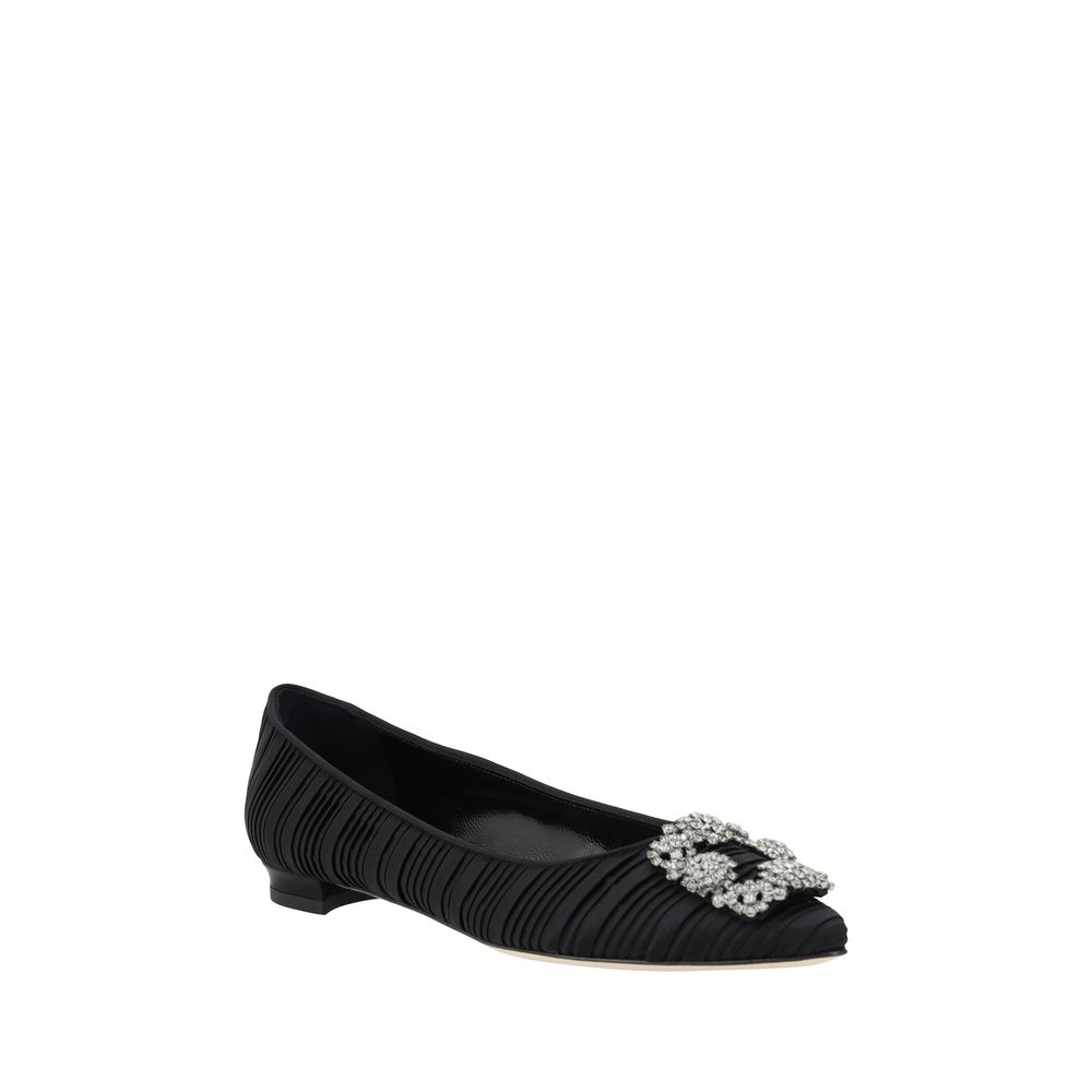 Manolo Blahnik Hangisiflat Ballerinas