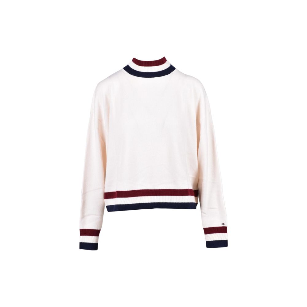 Tommy Hilfiger Cream Wool Sweater