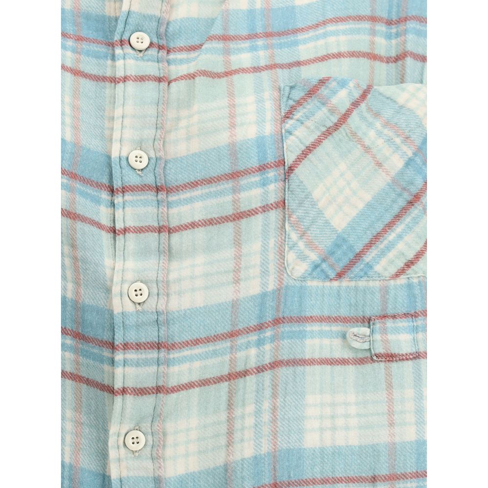 R13 Double Front flannel Shirt