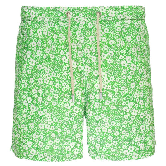 MC2 Saint Barth Green Polyester Men's Swim Boxer