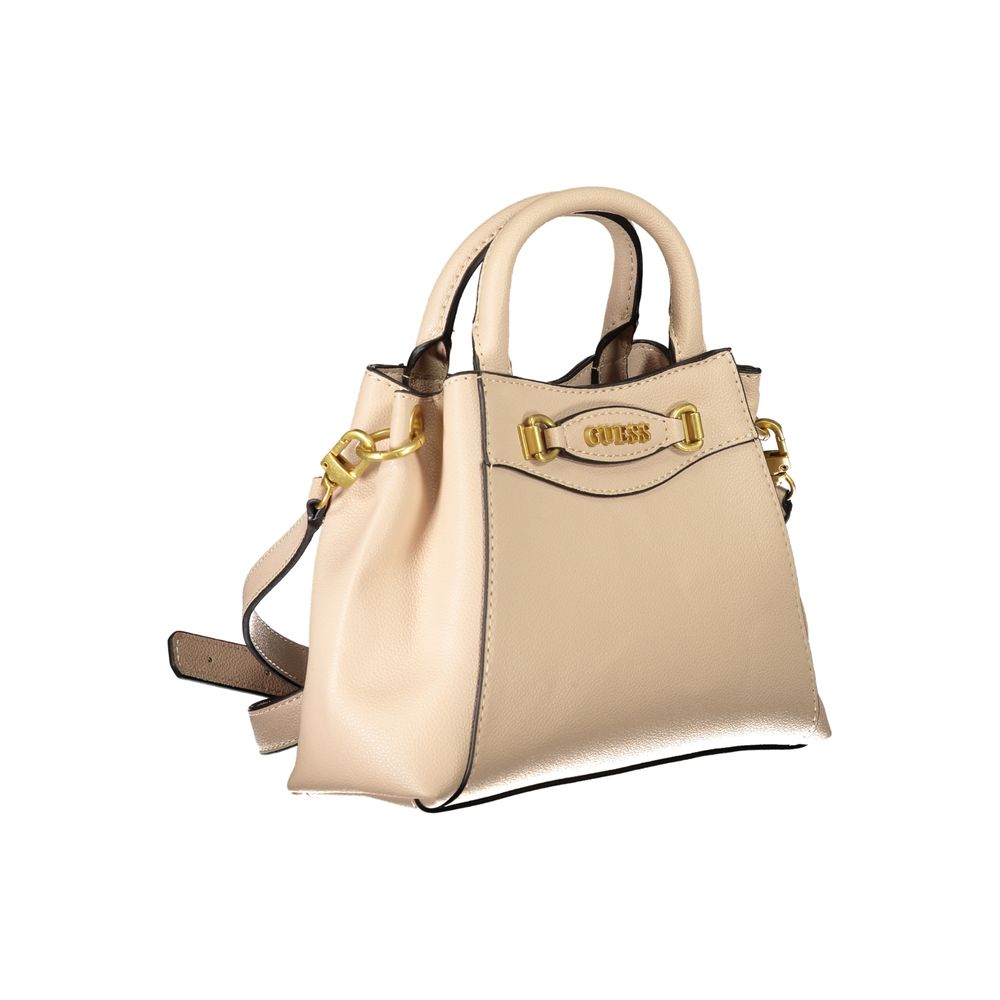 Guess Jeans Beige Polyethylene Women Handbag