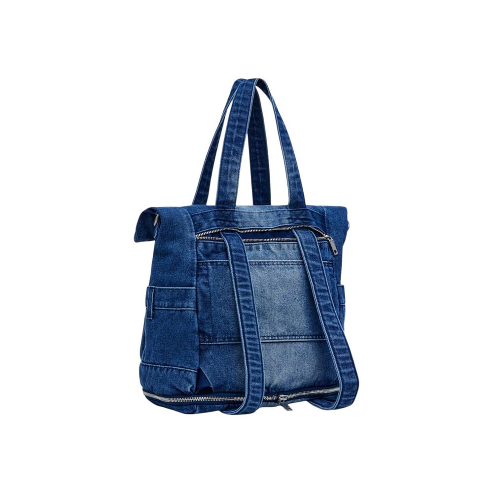 Desigual Blue Polyester Handbag