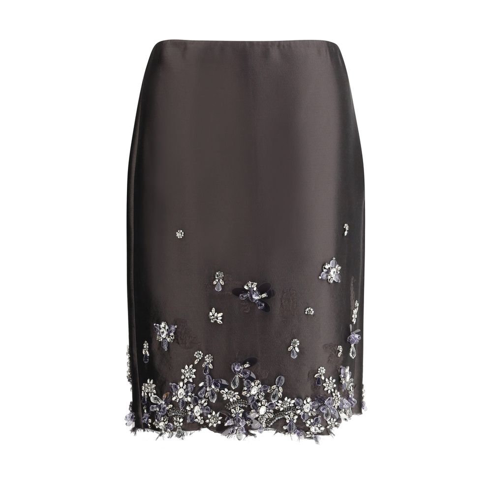 Prada Midi Skirt with crystals